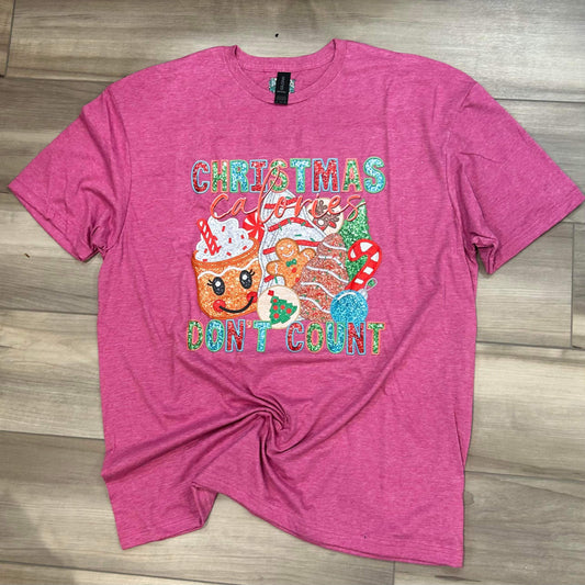 DTF Print Christmas Calories Don’t Count