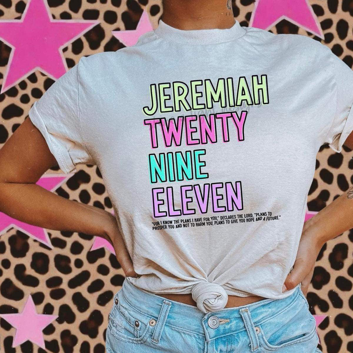 DTF Print Jeremiah 29:11