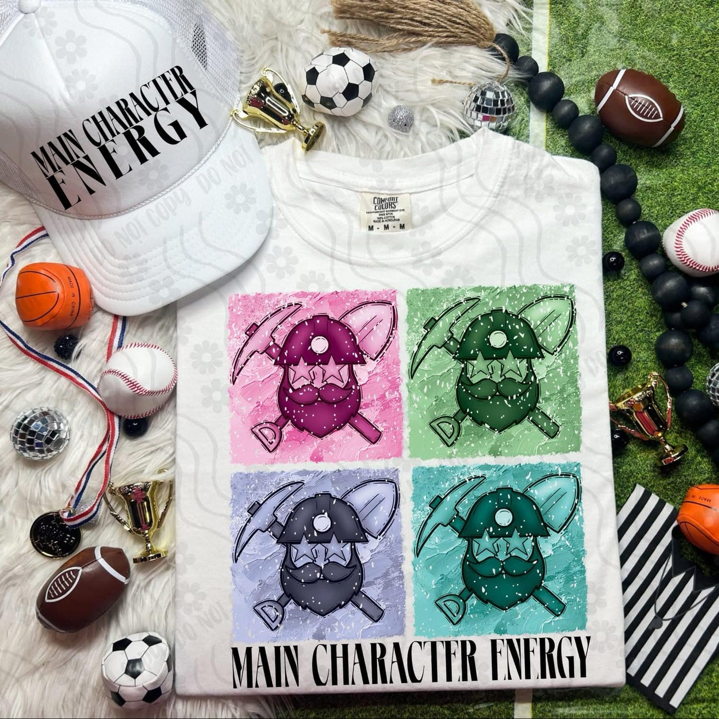 DTF Print - Main Character Energy Mascot