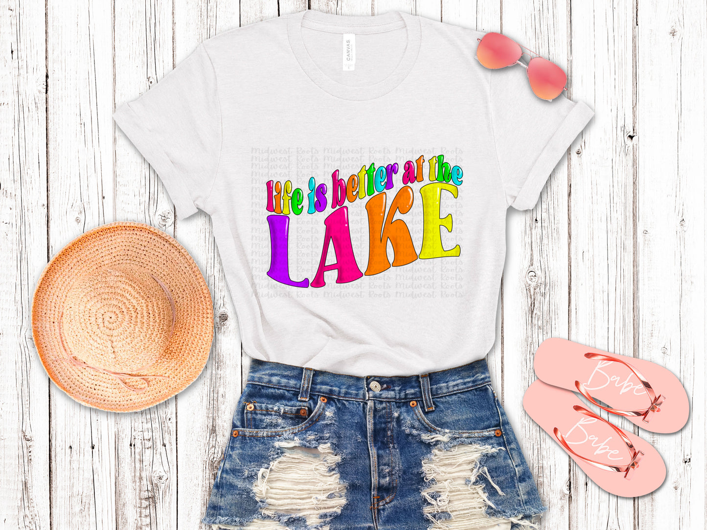 Life Is Better At The Lake Sublimation Print
