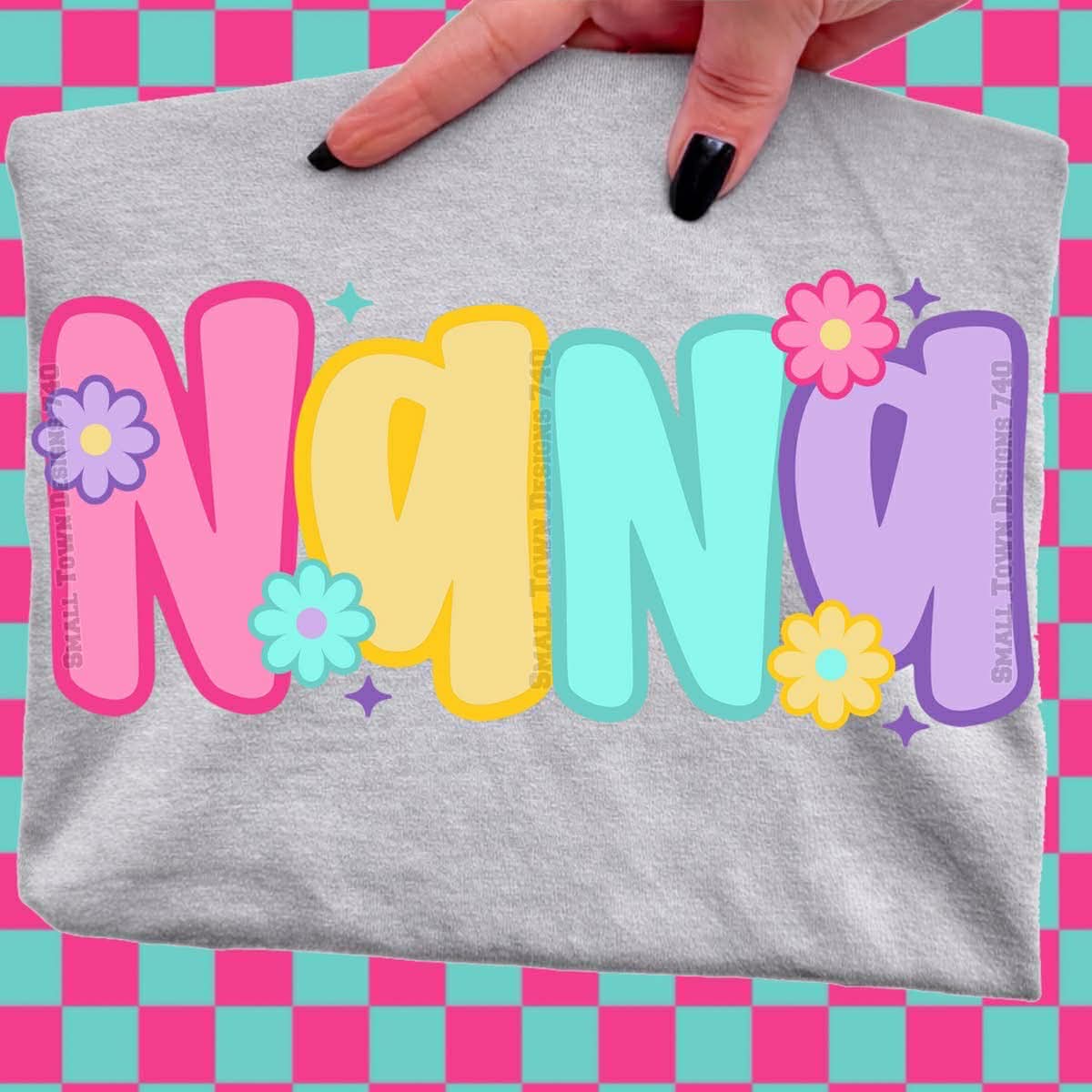 Bright Floral Nana Top