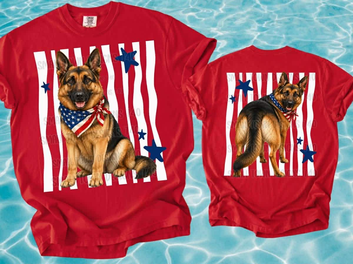 RWB German Shepherd Top