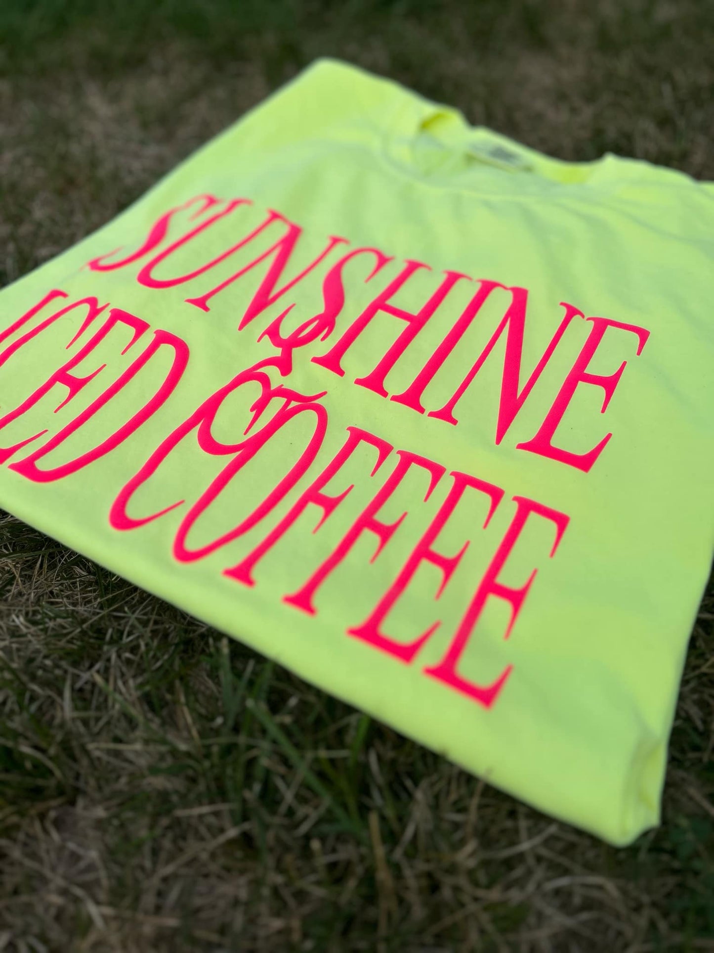 Sunshine & Iced Coffee Puff Print