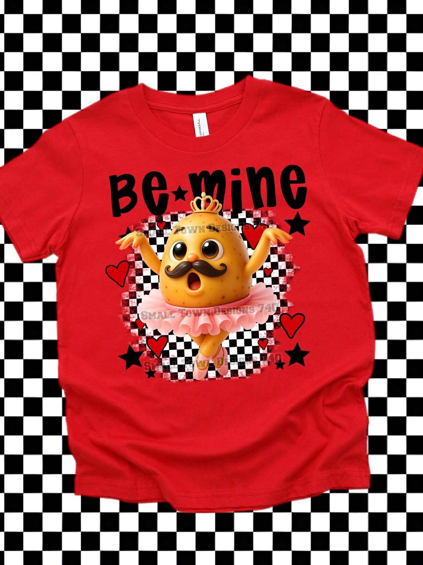 DTF Print - Be Mine Potato Ballerina