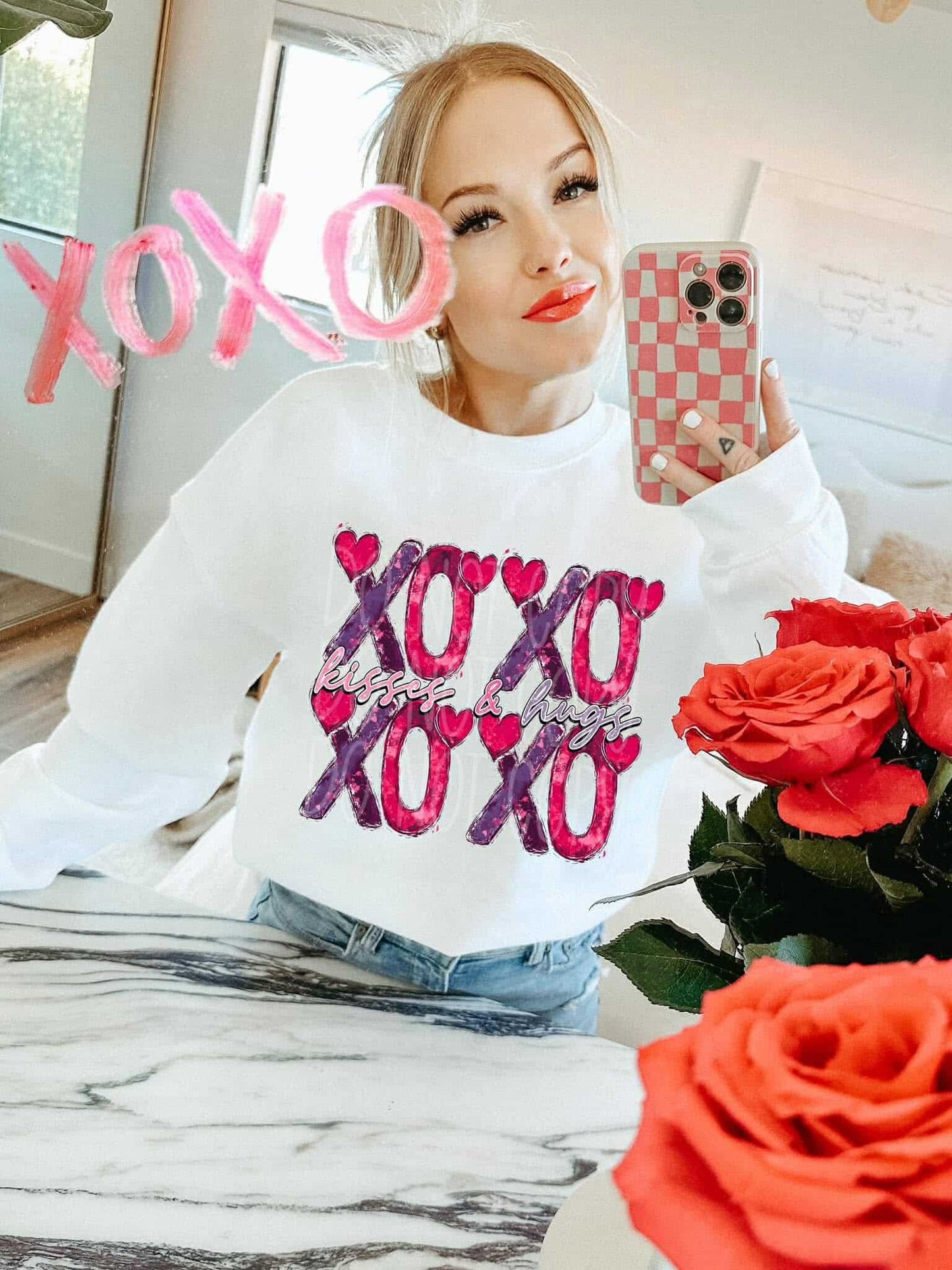 DTF Print - XoXo Hugs and Kisses