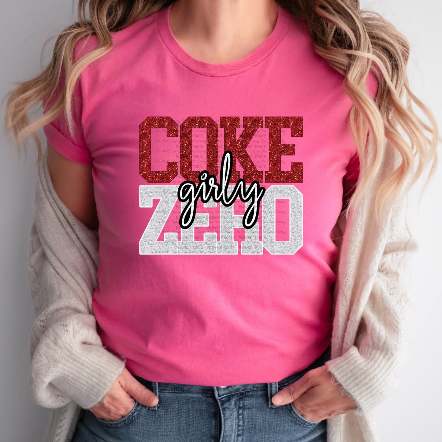 Coke Zero Girly Top