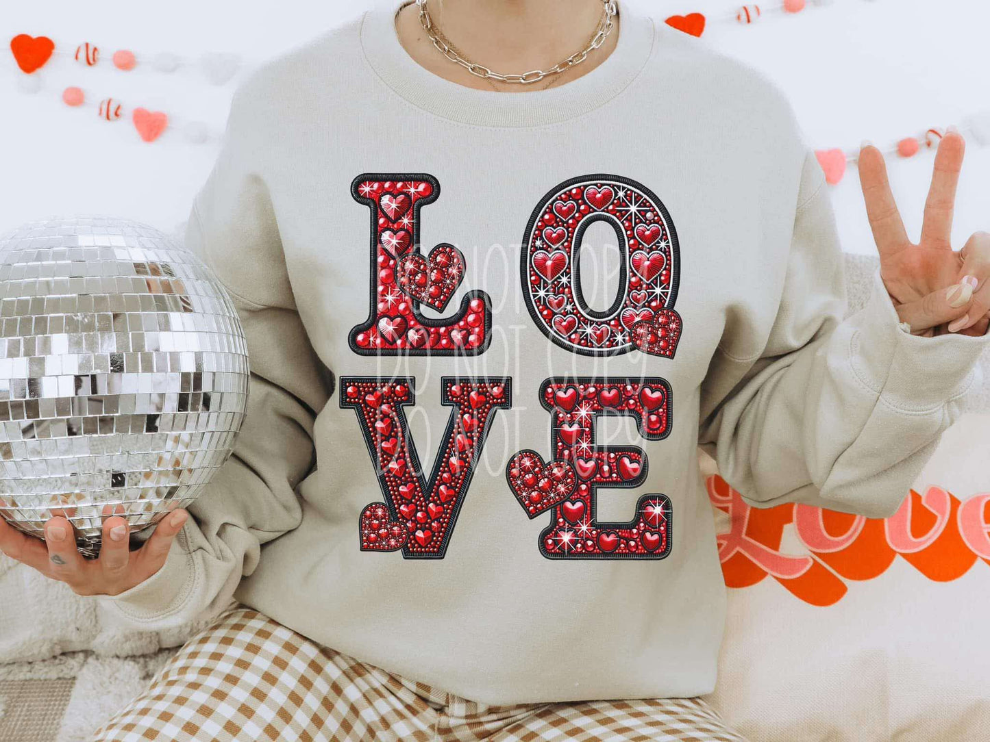 DTF Print - Love Marquee Letters