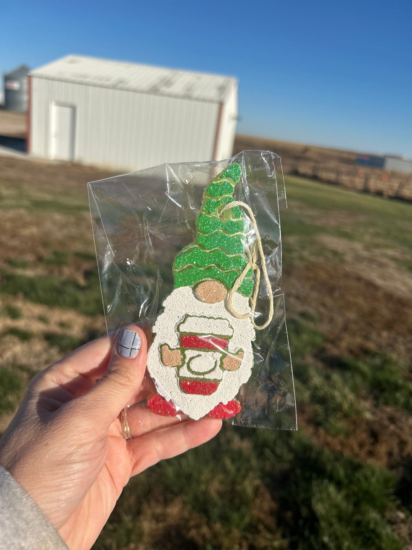 Gnome Freshie in Black Ice Scent