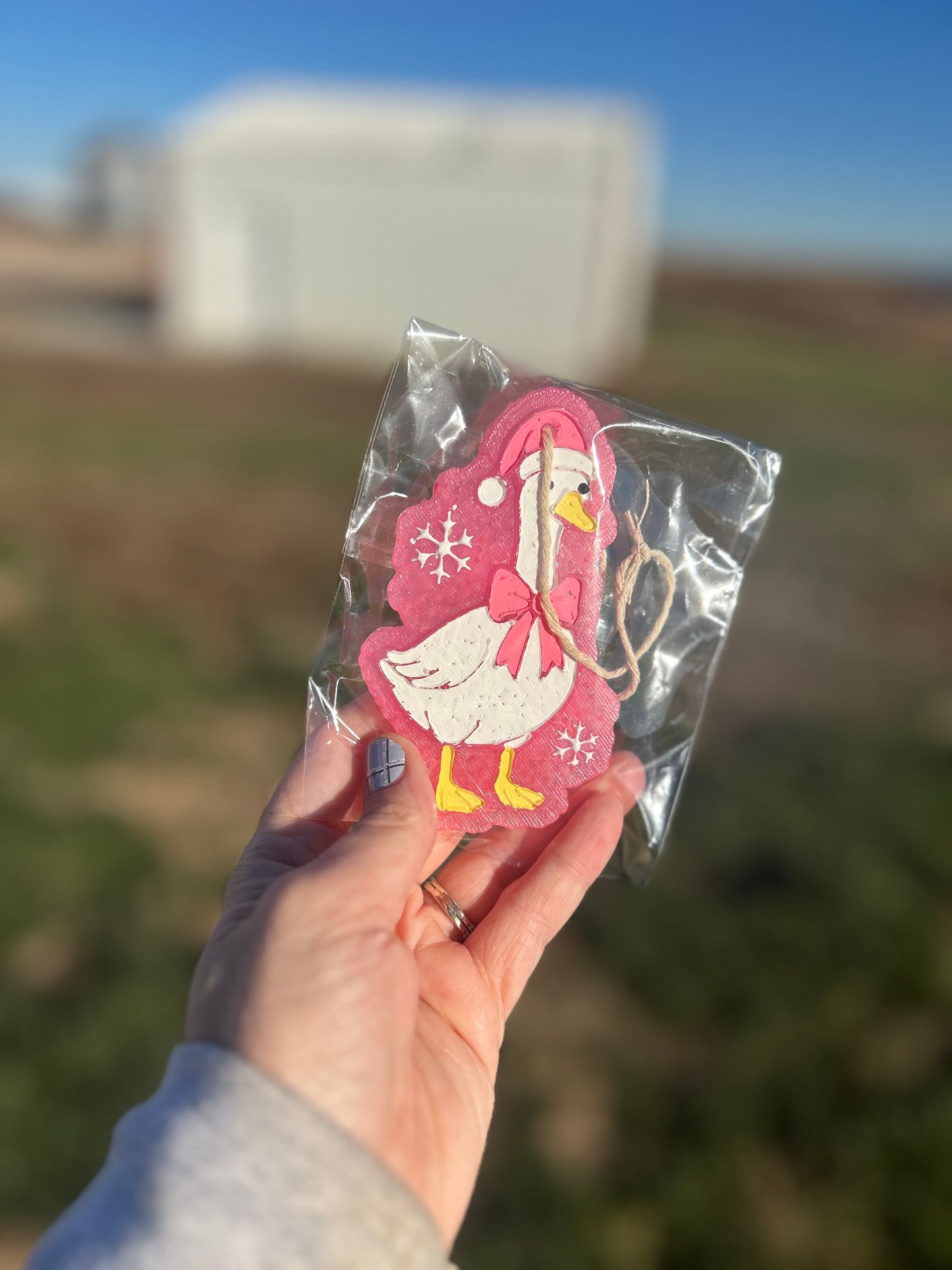 Pink Goose Freshie in Love Spell Scent