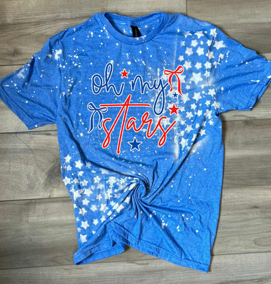 WS Completed Kids Oh My Stars Bleached Top