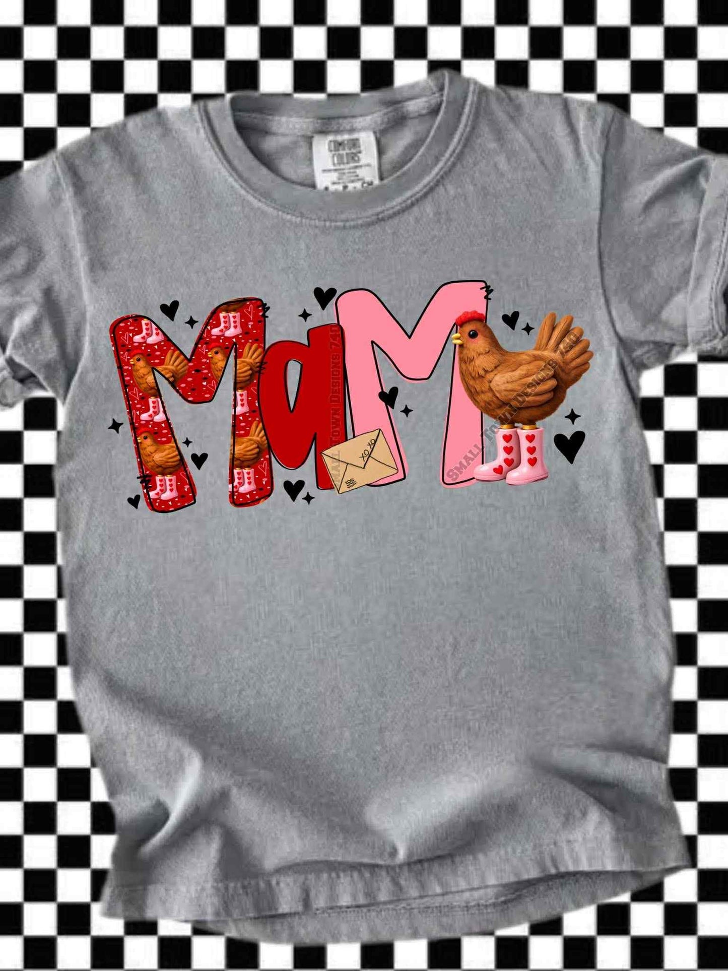 Mama Chicken Valentines Top