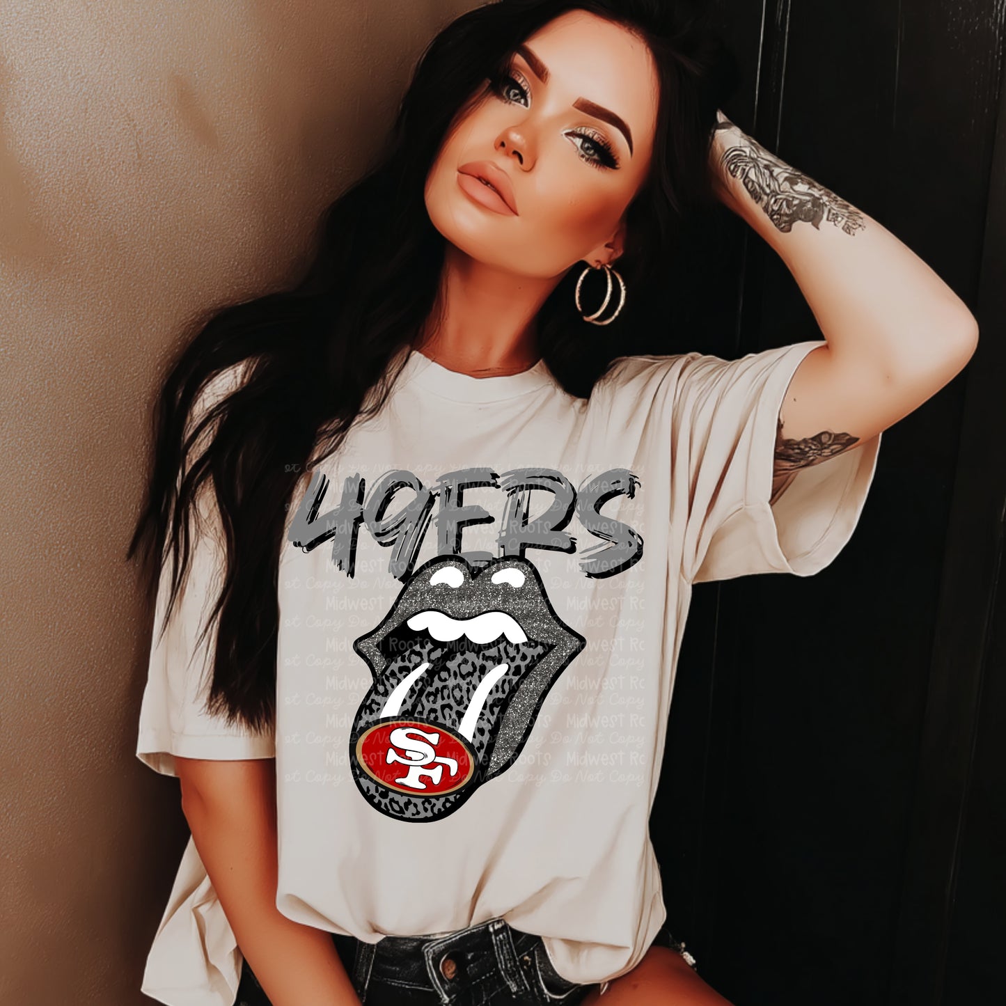 Professional Football Tongue Team Top