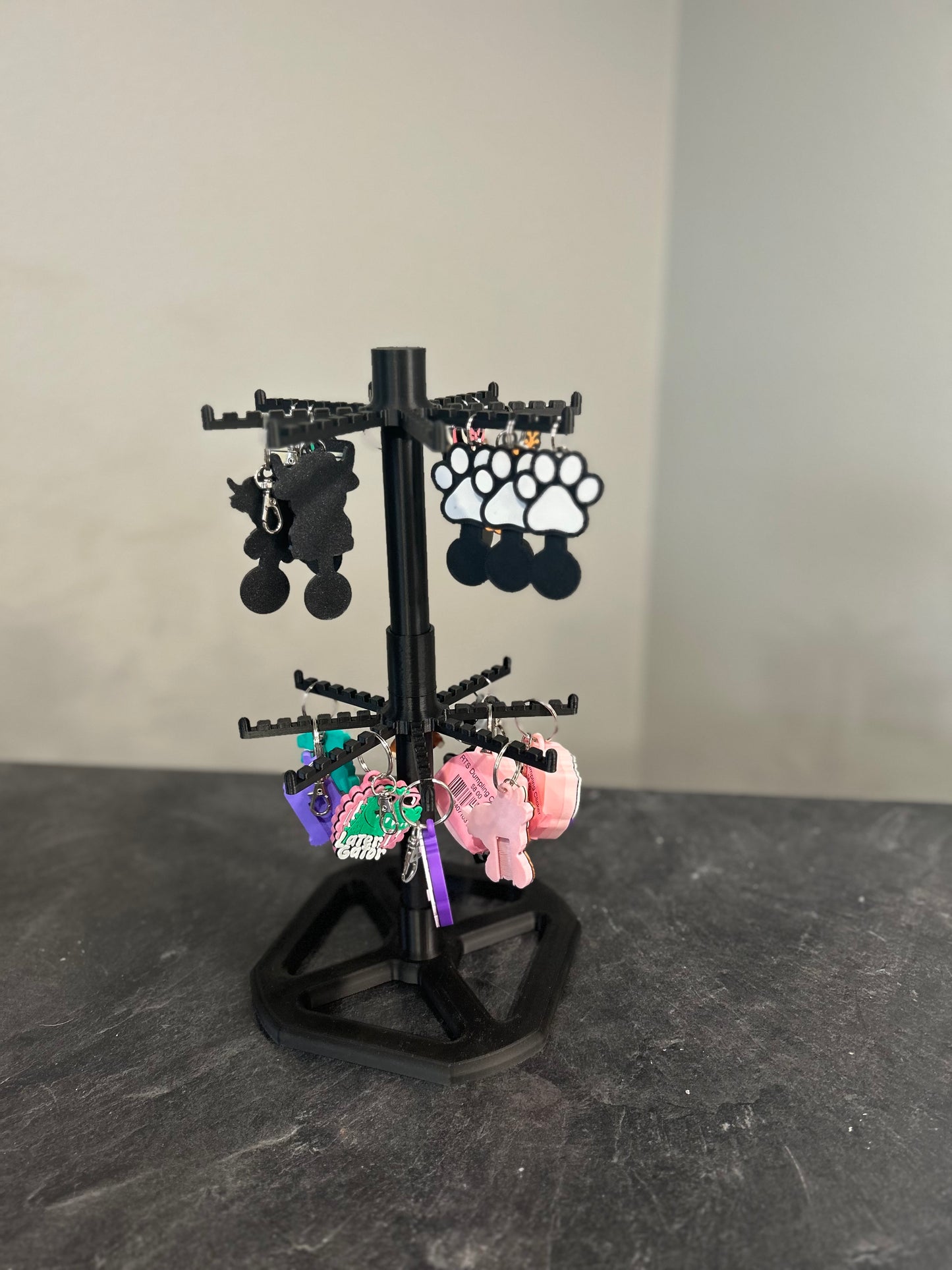 RTS 3d Printed Quarter Keychain