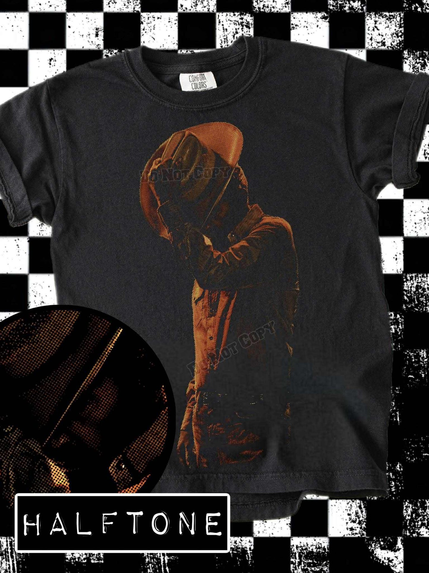 DTF Print - Halftone Country Star