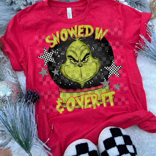 WS Completed Kid Top Snowed In & Over It