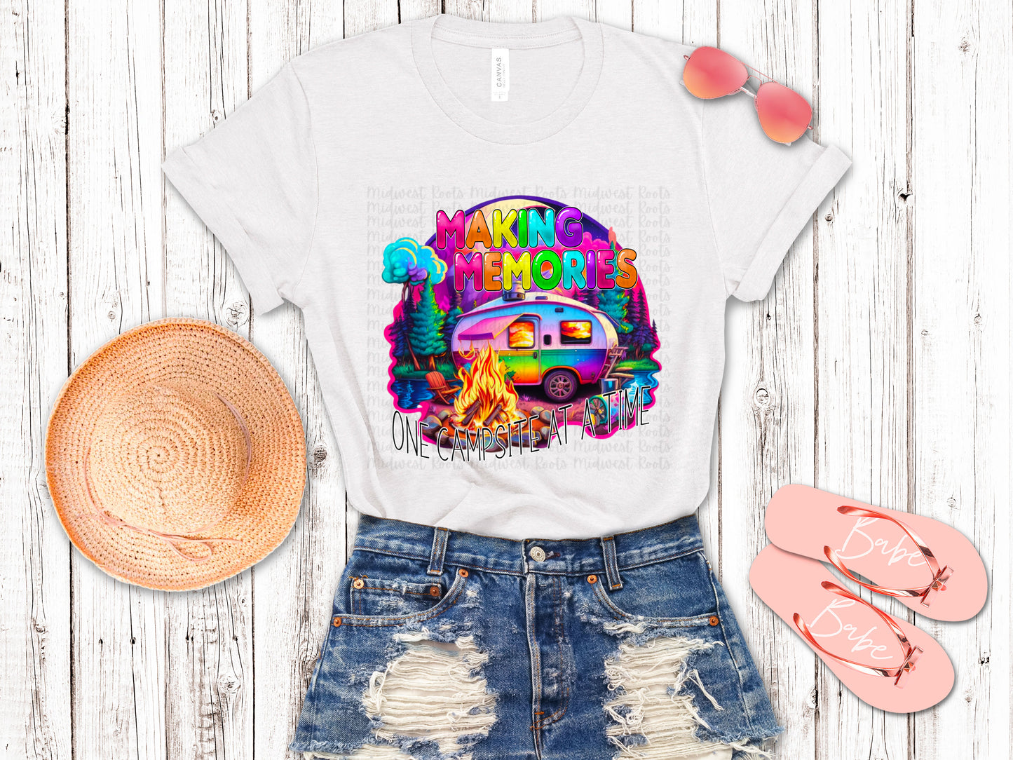 Making Memories One Campsite At A Time Sublimation Print