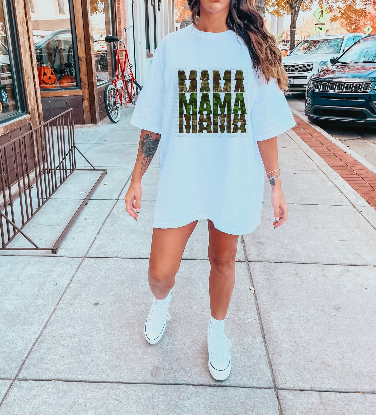 Mama Camo Stacked Sublimation Print