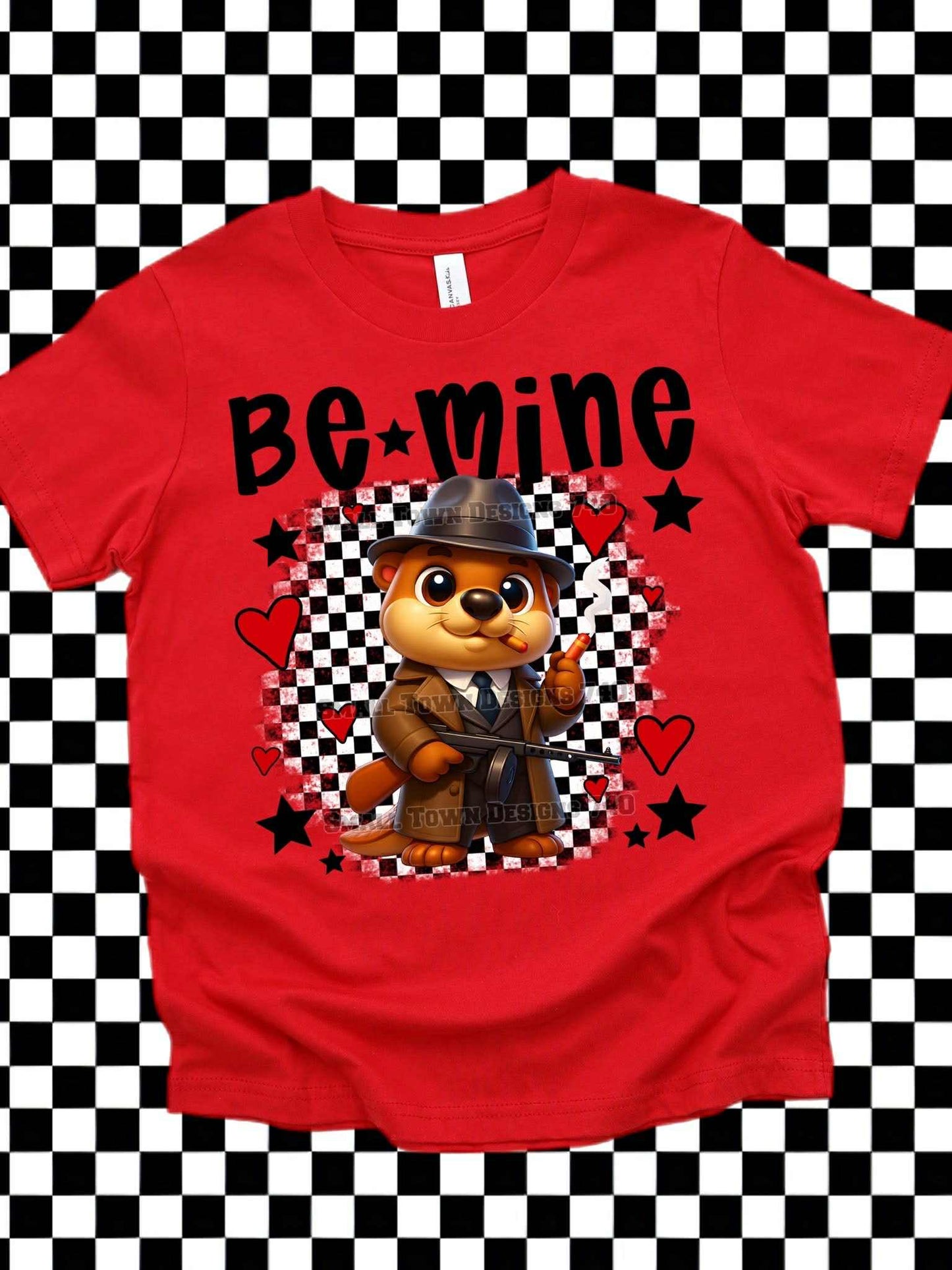 DTF Print - Be Mine Inspector Beaver