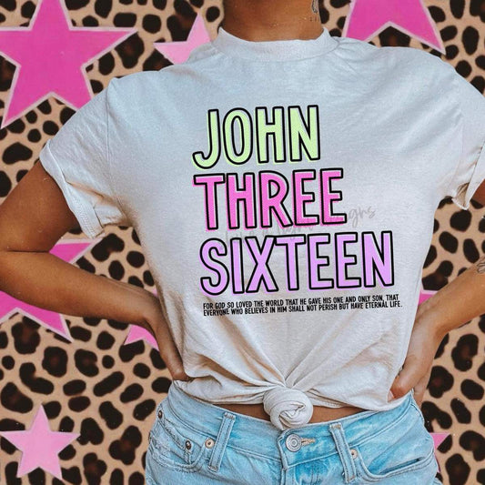 DTF Print John 3:16