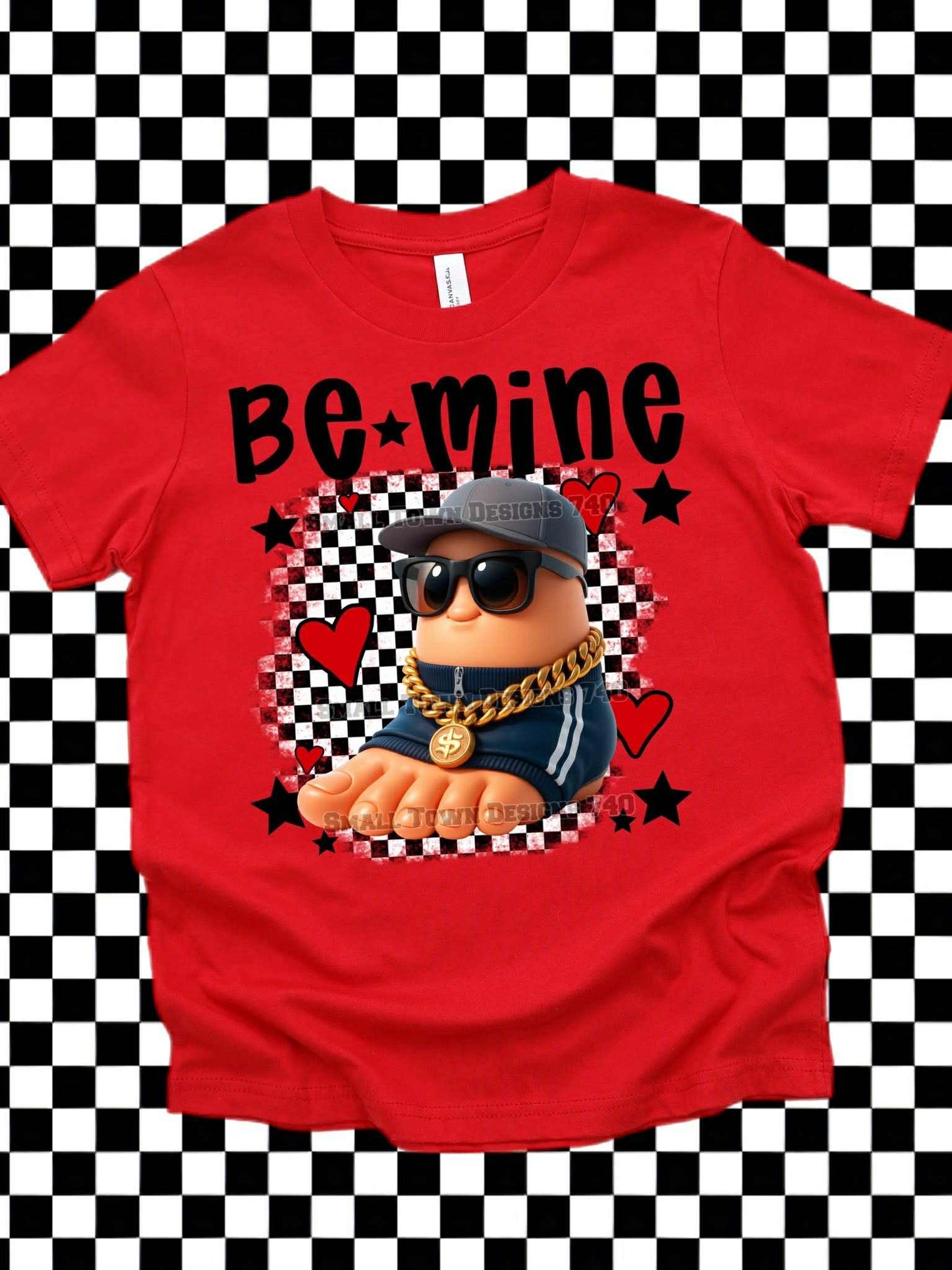 DTF Print - Be Mine Gangster Feet