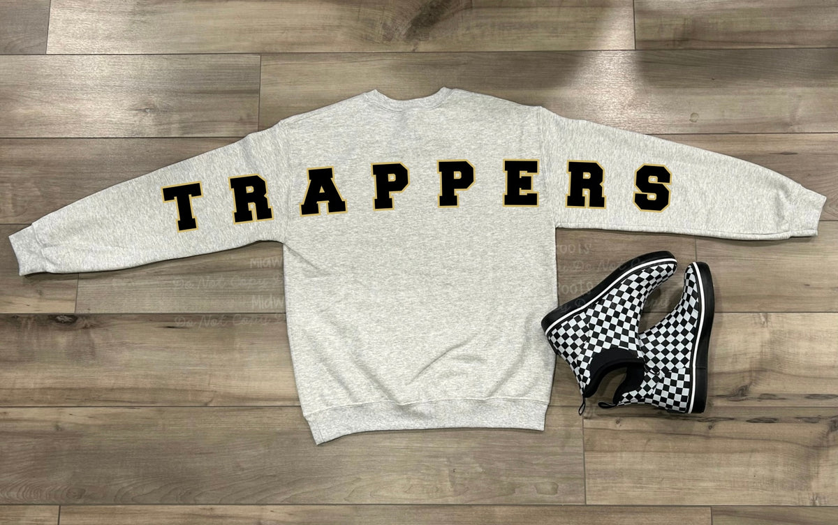 Scotland Menno Trappers Oversized Arm Print Top