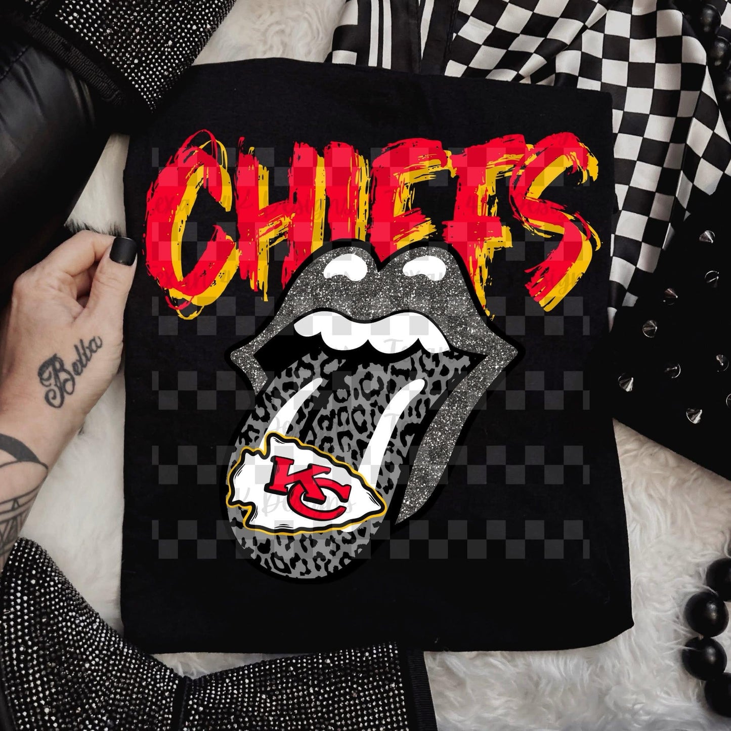 Professional Football Tongue Team Top