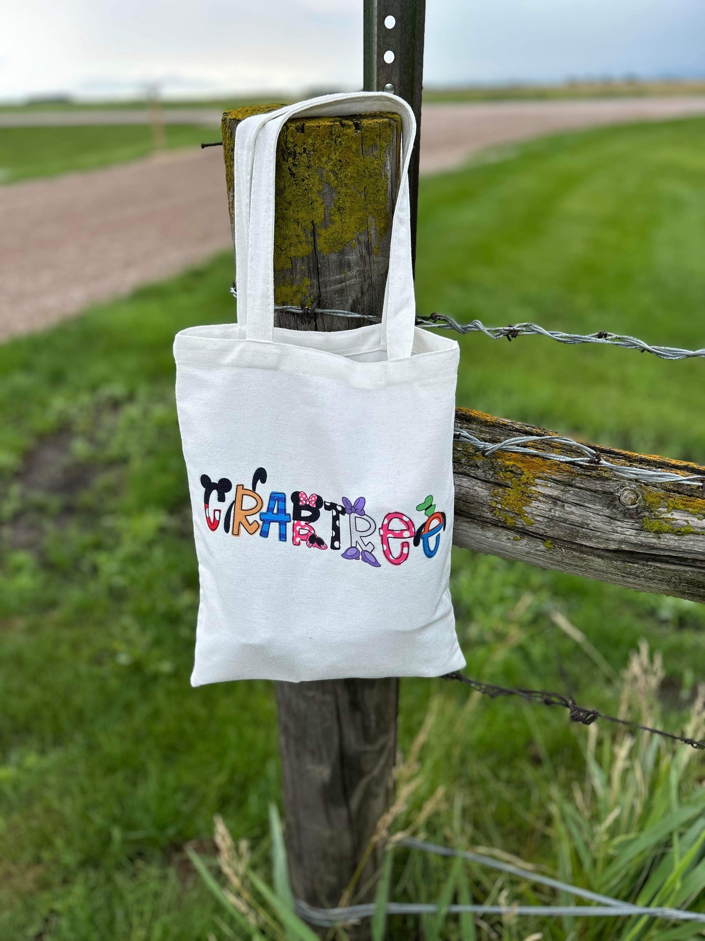 Custom Name Canvas Bag