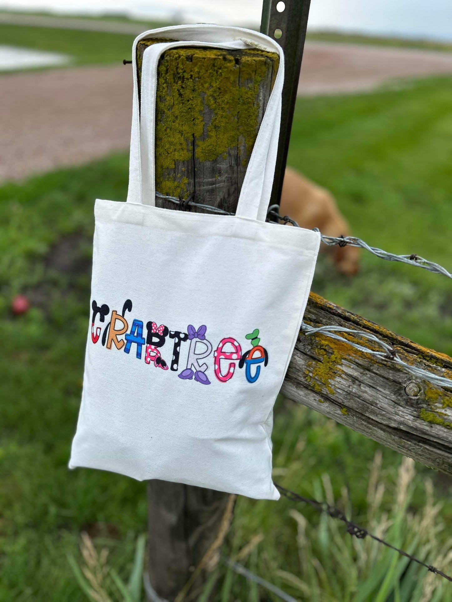Custom Name Canvas Bag