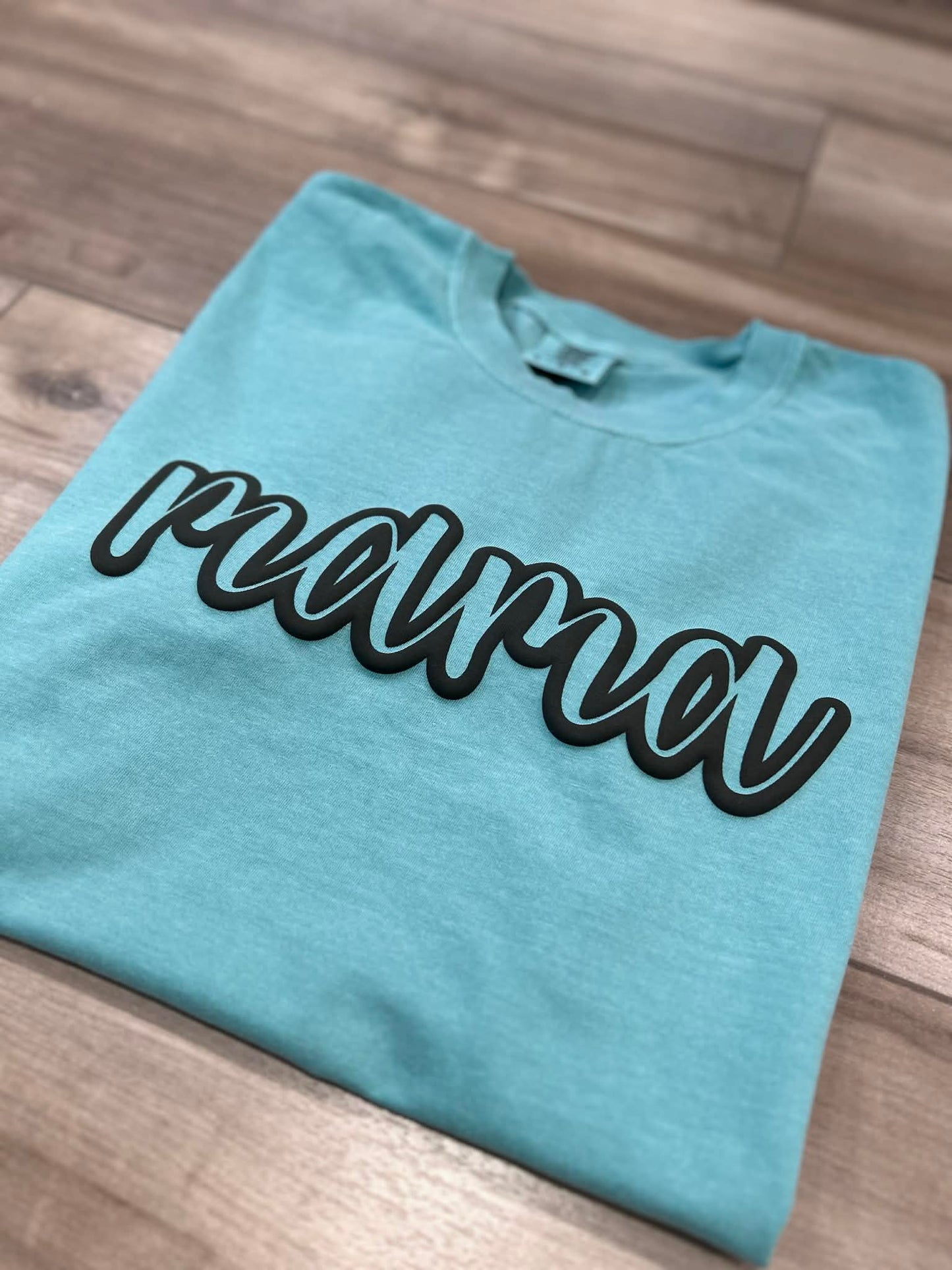 Custom Name Outline Puff Printed Top