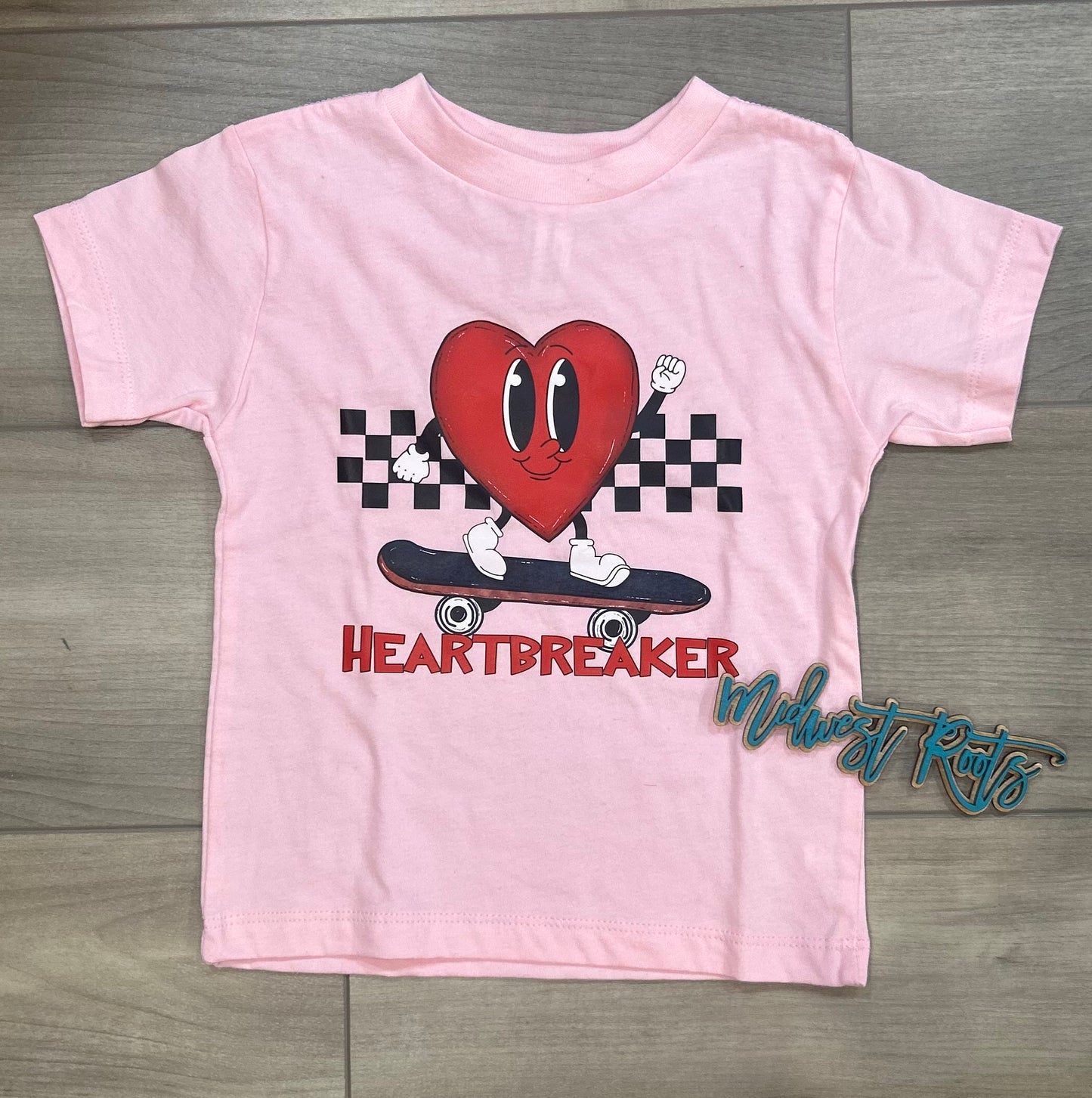 RTS Kids Heart breaker Top in Pink