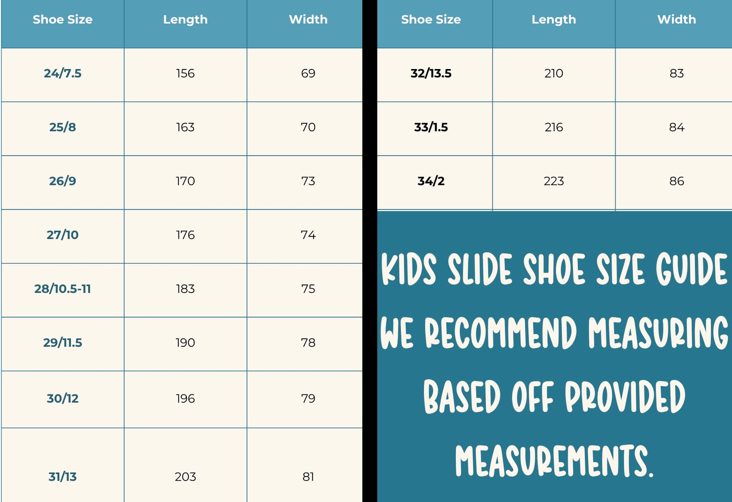 RTS Kid Slides Pattern
