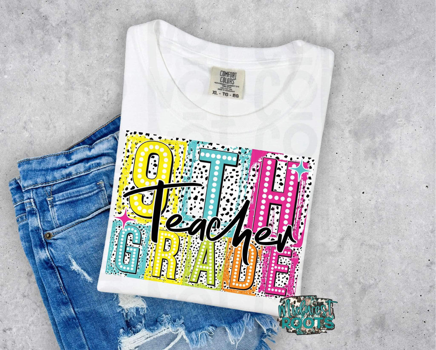 9th Grade Bright Teacher Top