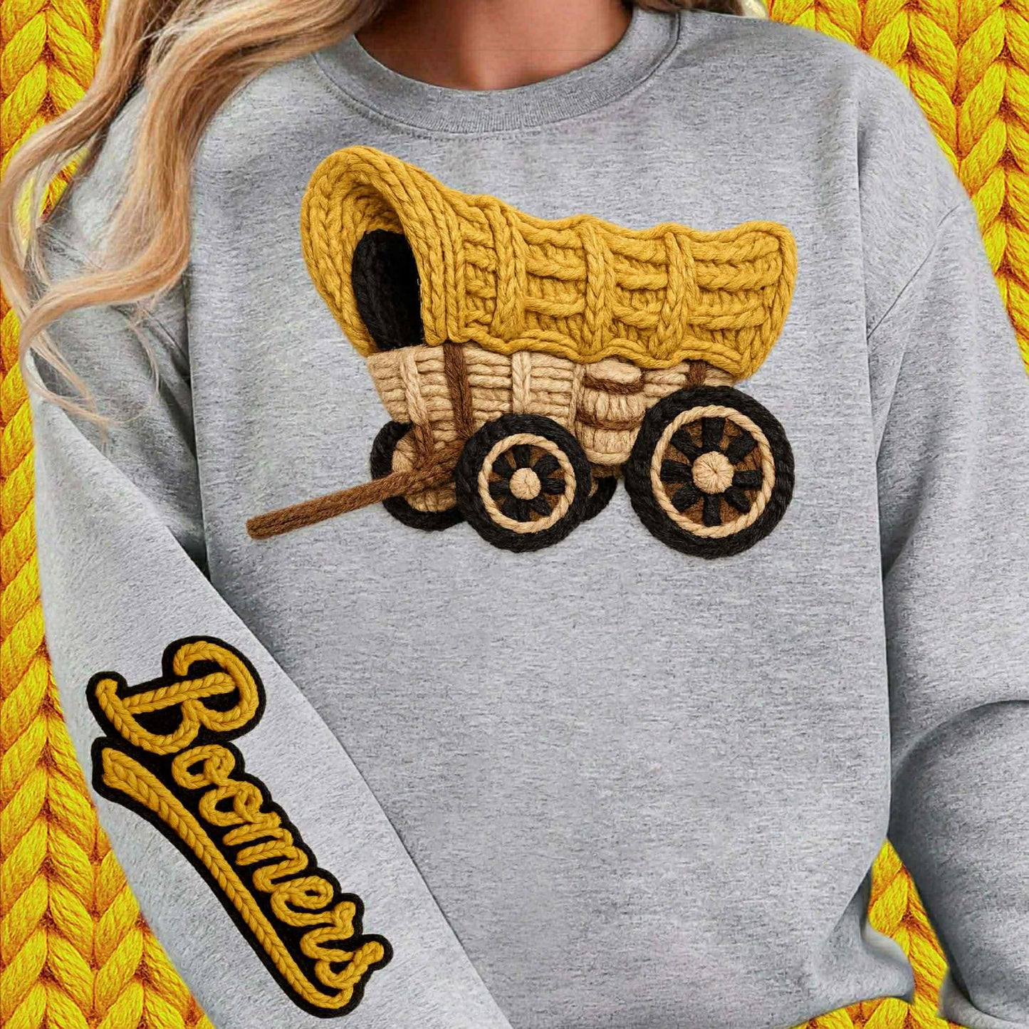 DTF Print - Faux Yarn B00mers