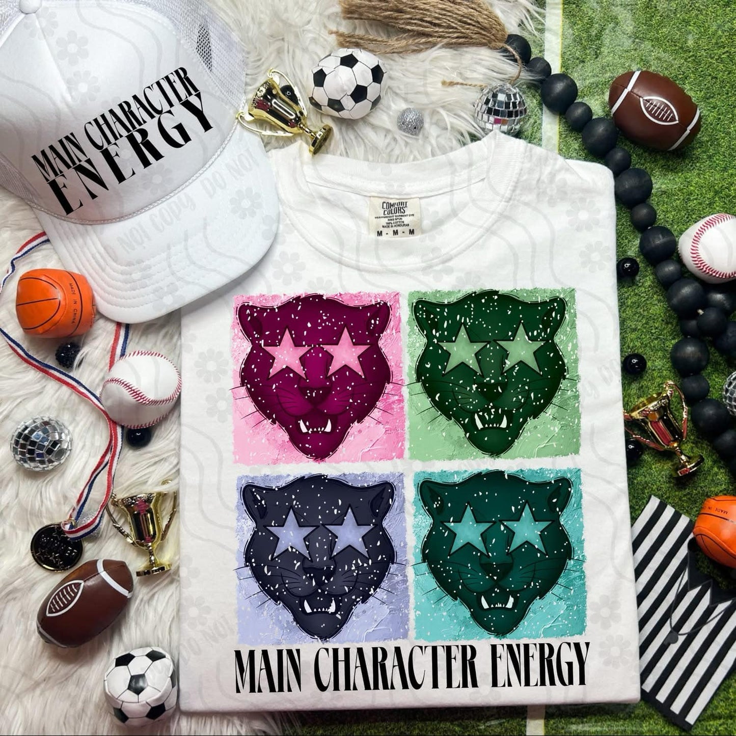 Main Character Energy Mascot Top
