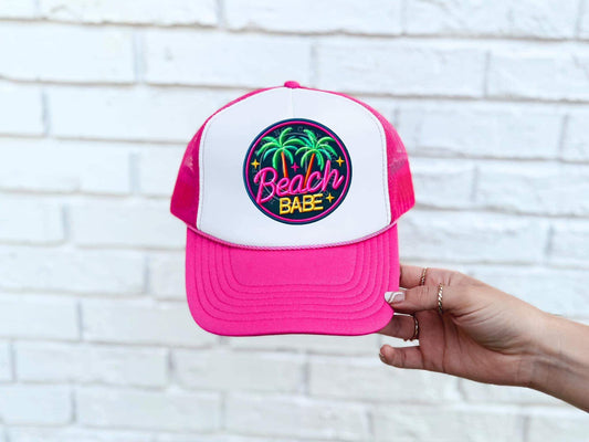 WS Completed Beach Babe Foam Trucker Hat