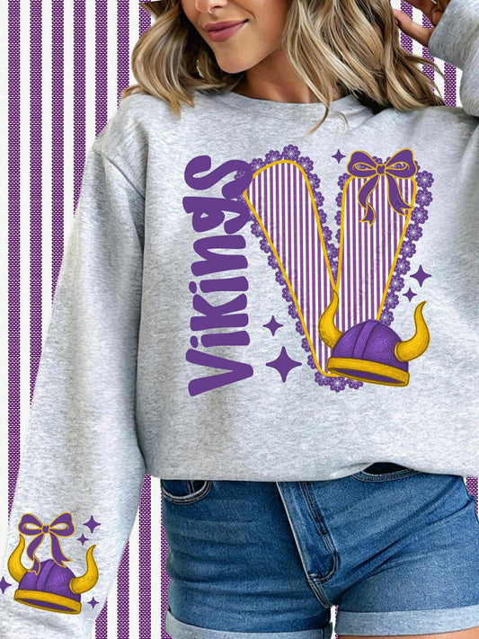 WS Completed Kid Top Seersucker Vikings