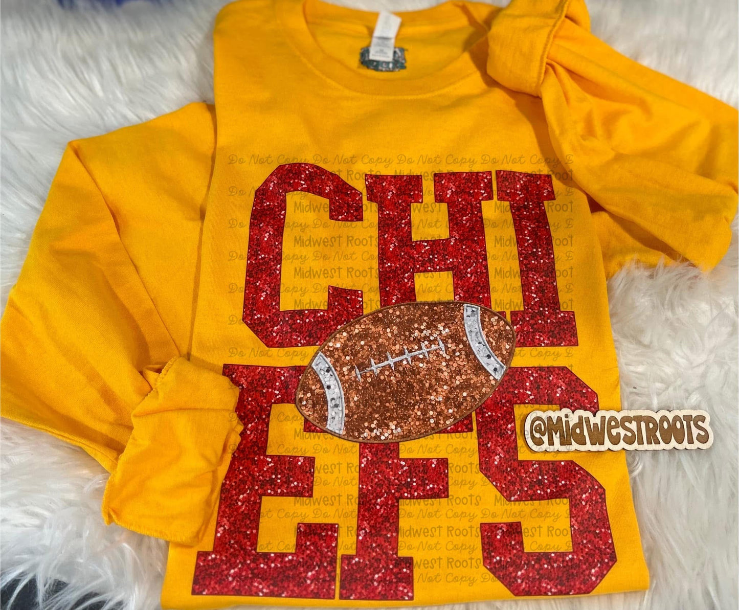DTF Print- Chief Faux Glitter