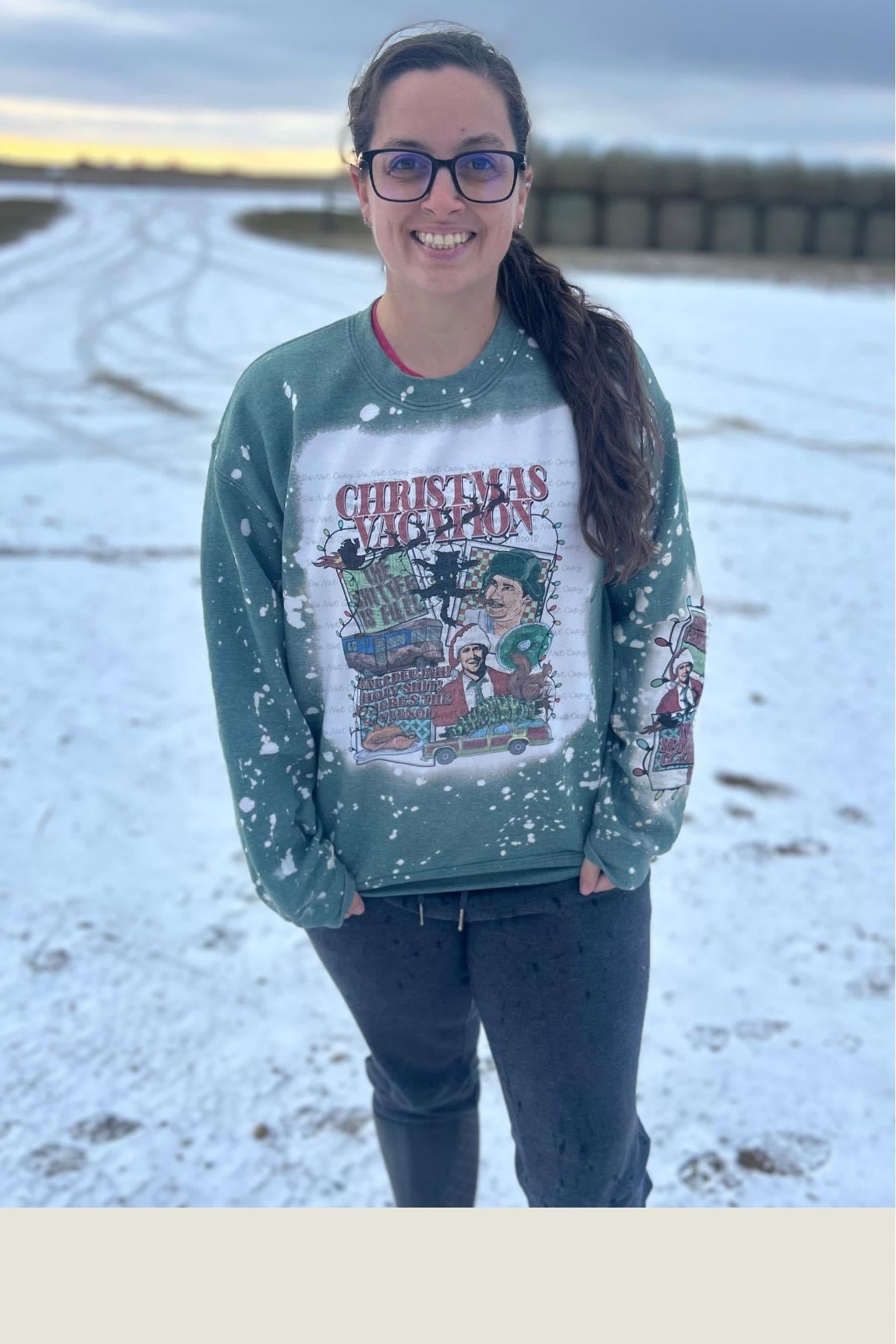 DTF Print Christmas Vacation * does not include sleeve design*