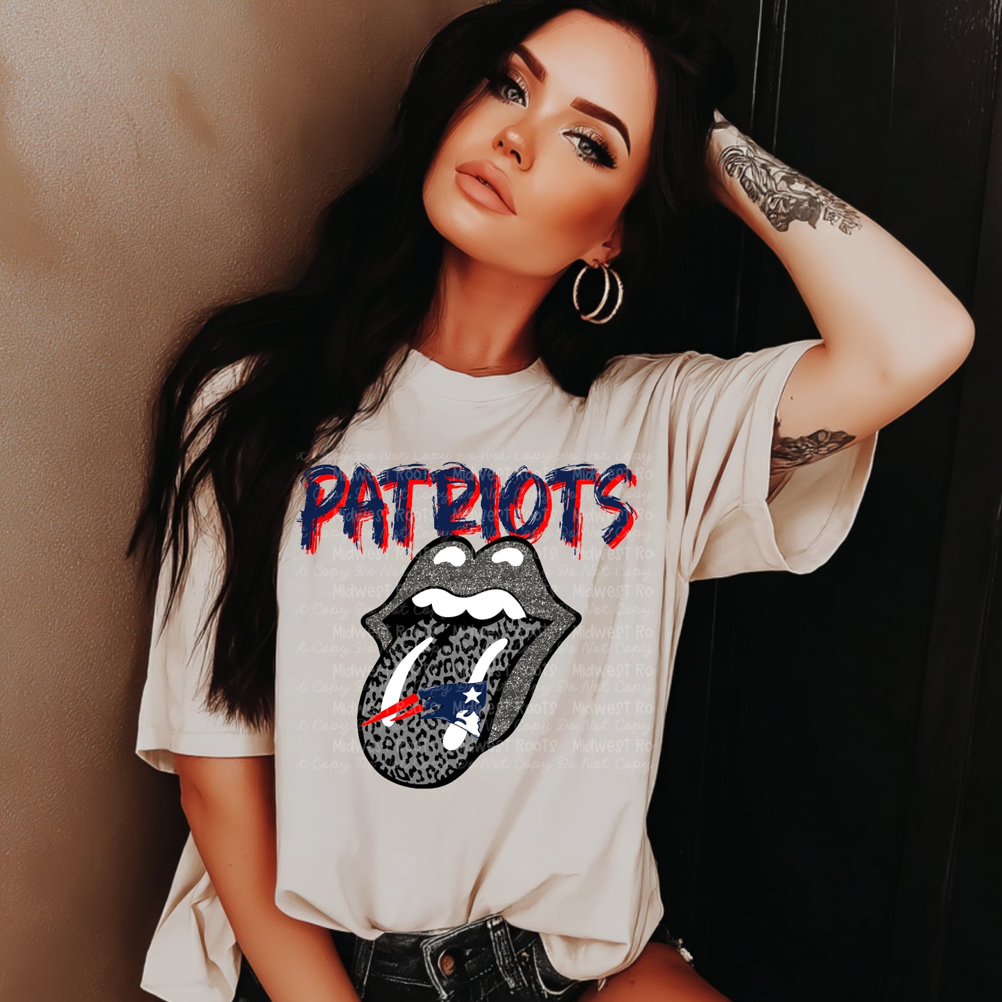 Professional Football Tongue Team Top