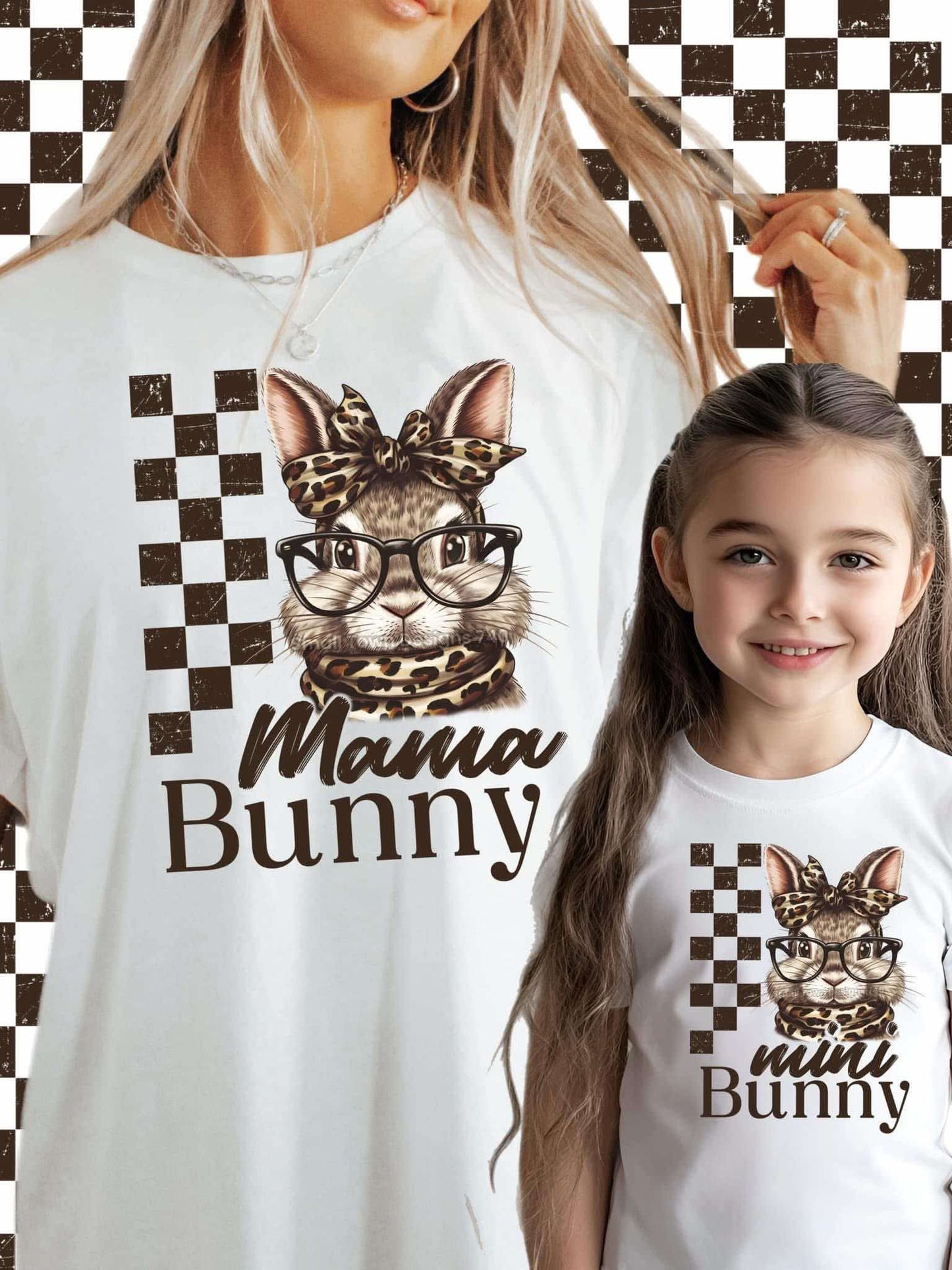 Kids Leopard Bunny Mini Top