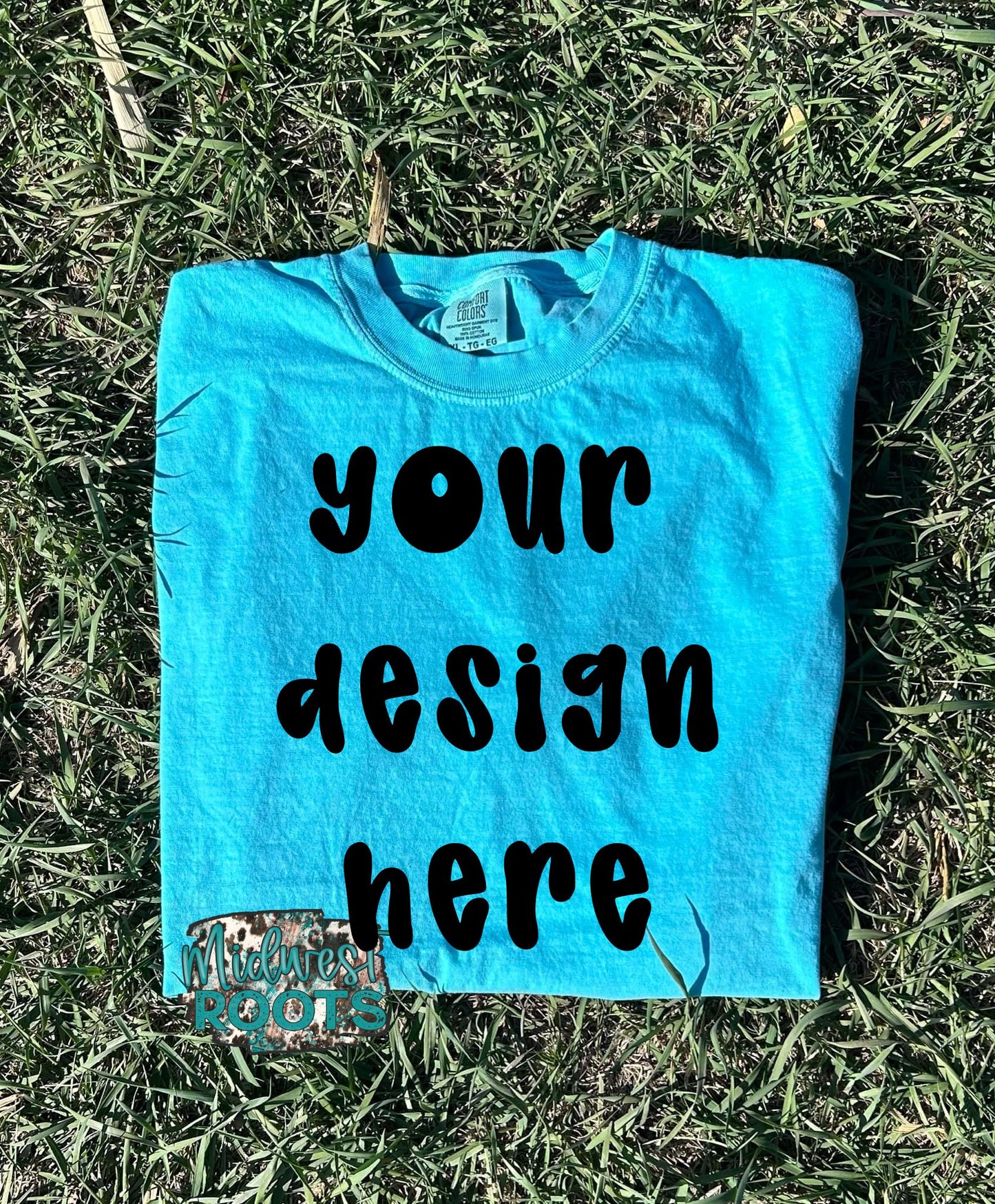 Sapphire Comfort Colors Mock Up