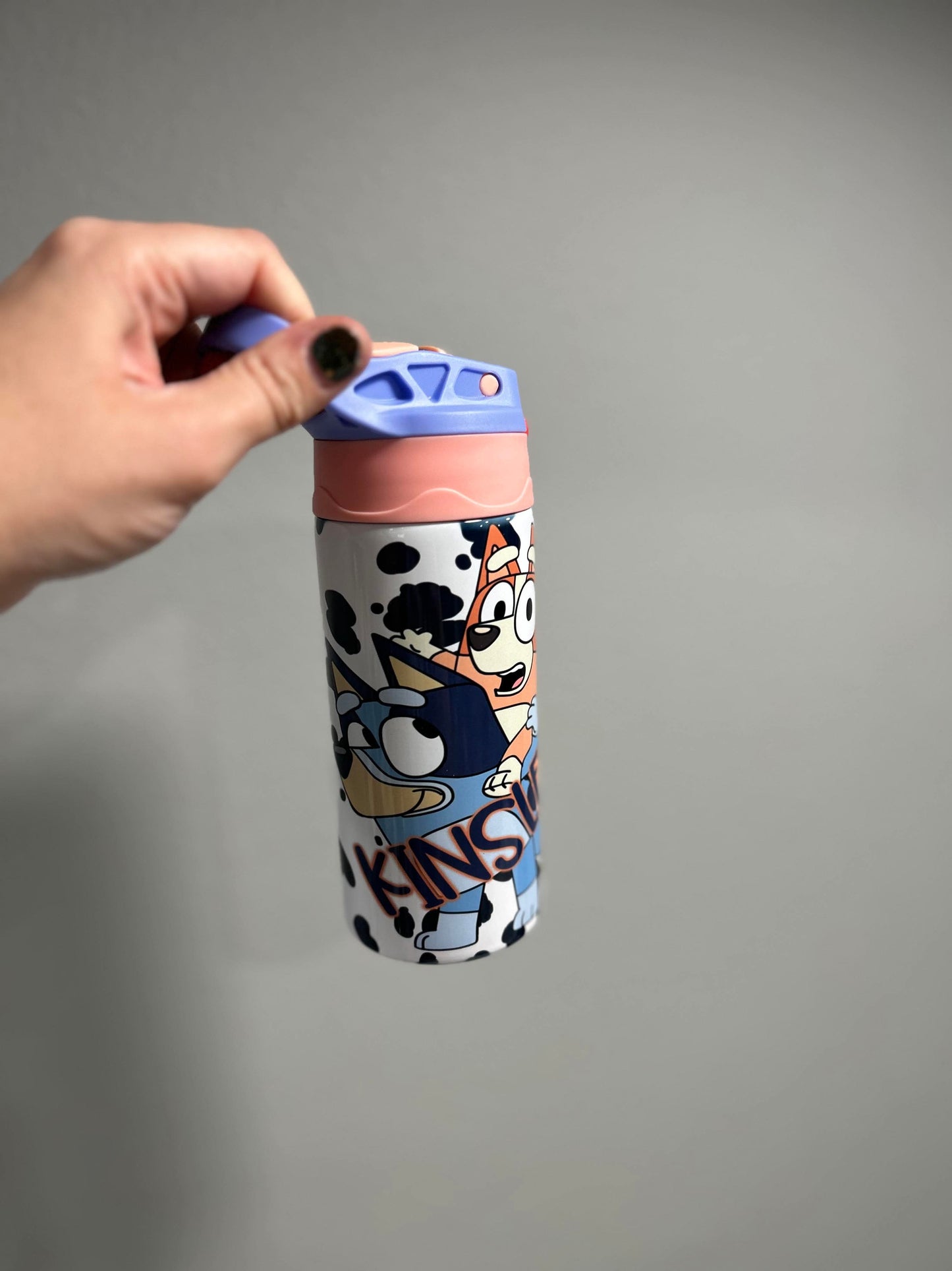 Blue Dog Kids Sippy Cup or Water Bottle