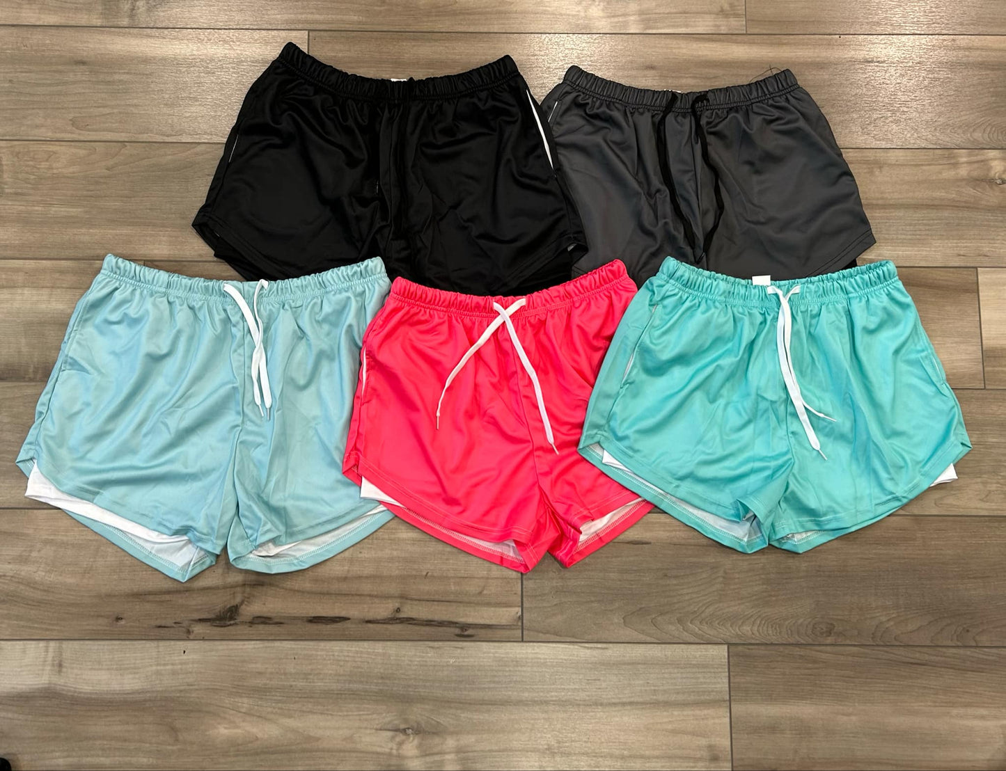 Pre Order Solid Double Layer Shorts
