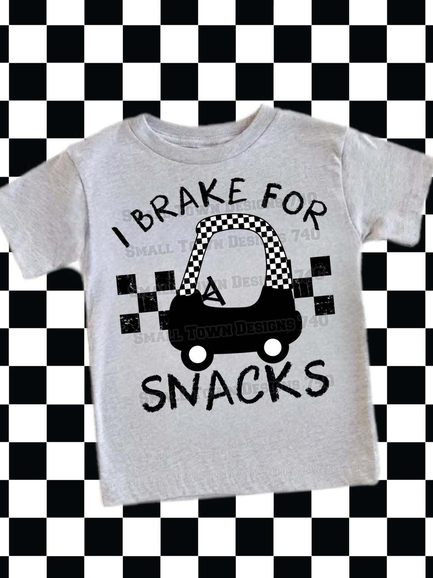 I Brake For Snacks Kids Top