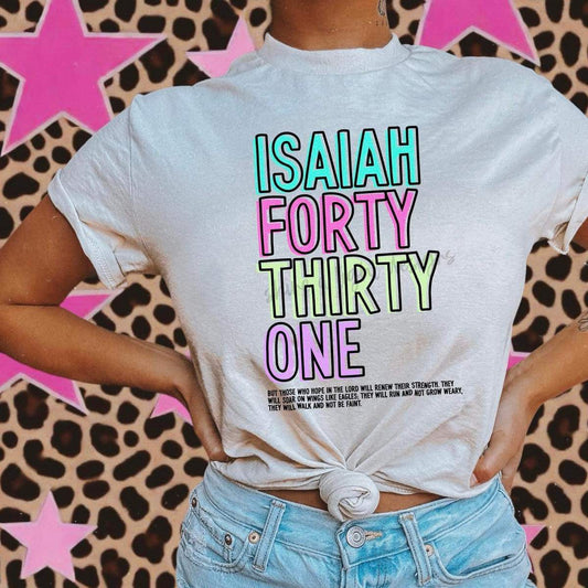 DTF Print Isaiah 40:31