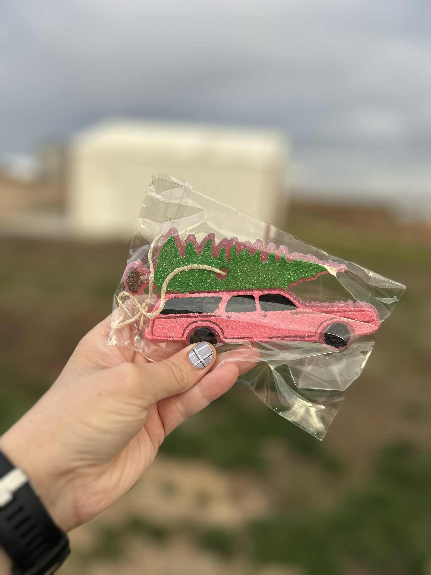 Station Wagon Freshie in Warm Vanilla Sugar Scent