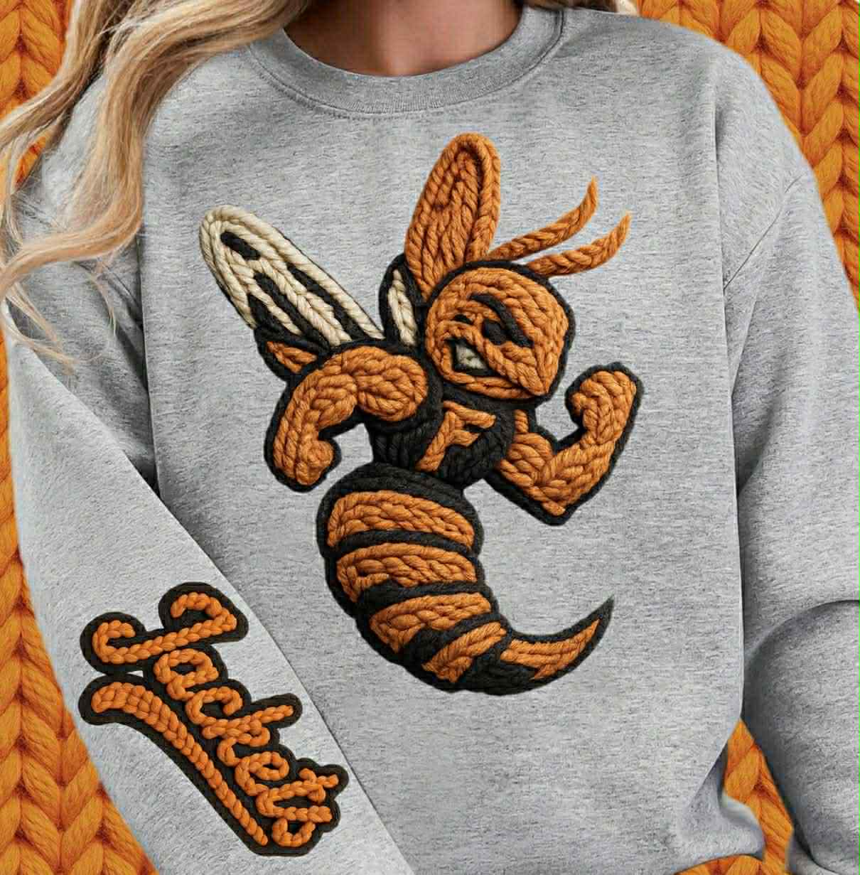 DTF Print - Faux Yarn J@ckets