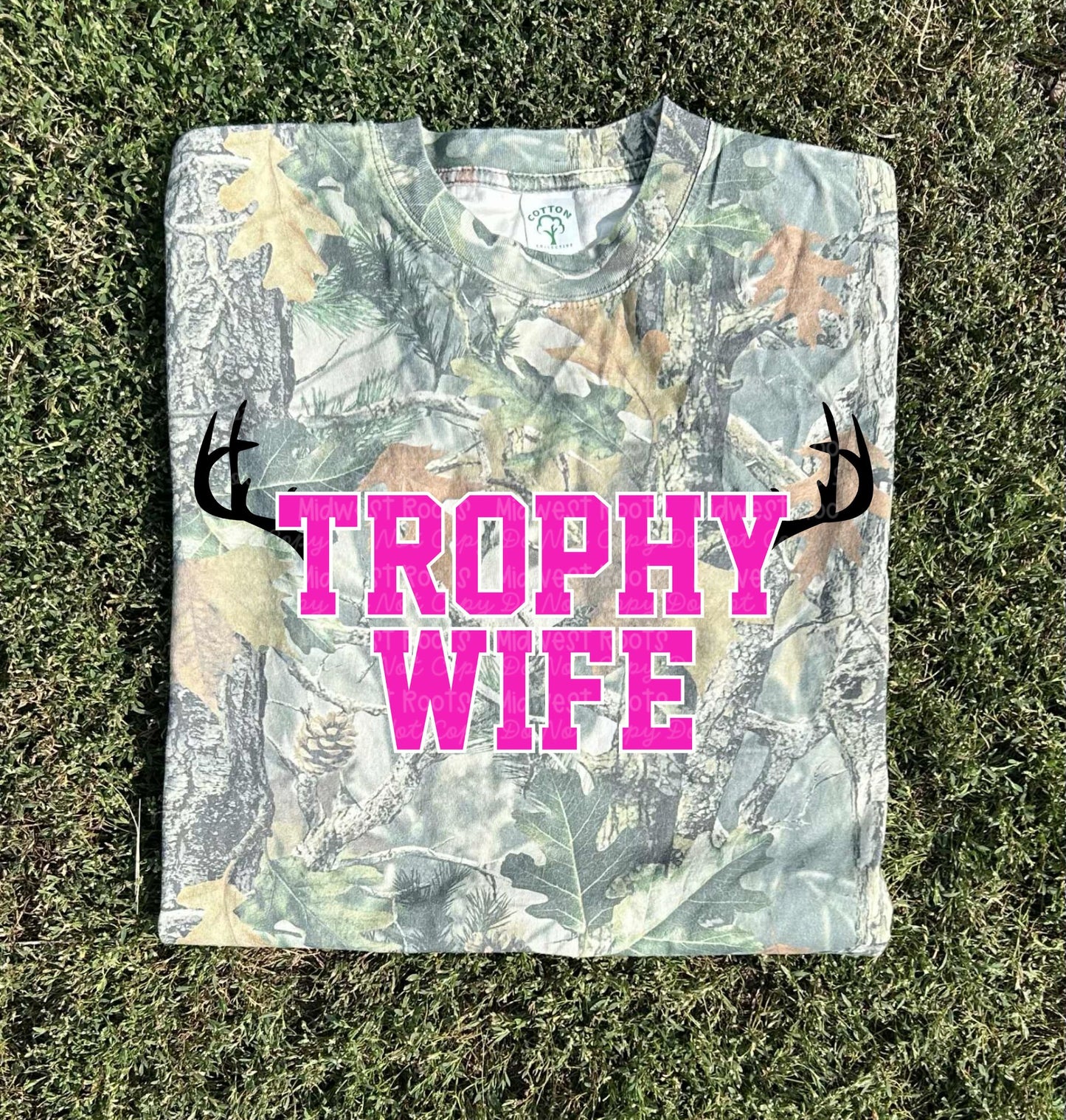 Trophy Wife Camo Top