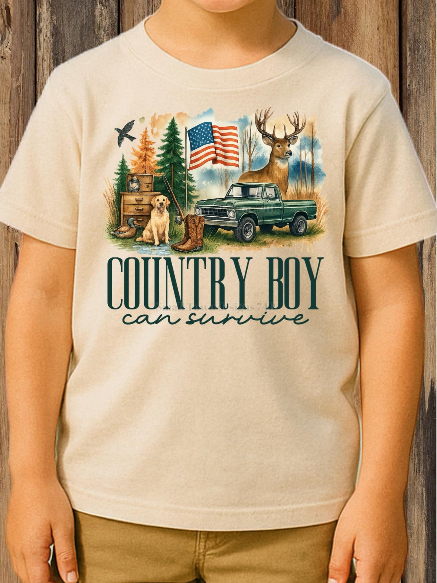 Country Boy Kids Top