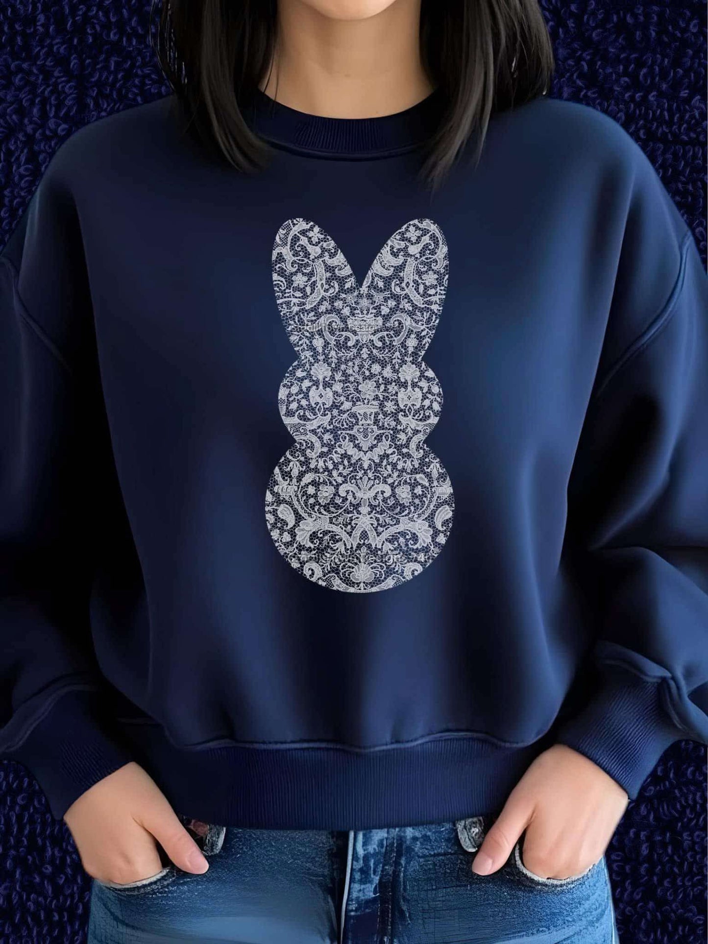 Floral Lace Bunny Top